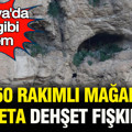 Malatya'da film gibi gizem: Bin 250 rakımlı mağaradan dehşet fışkırdı