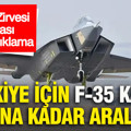 Türkiye için F-35 kapısı ardına kadar aralandı: NATO Zirvesi sonrası kritik açıklama