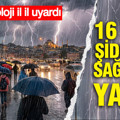 Meteoroloji il il uyardı: 16 ilde gök gürültülü sağanak yağış