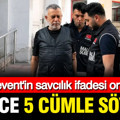 Haluk Levent'in 5 cümlelik savcılık ifadesi ortaya çıktı