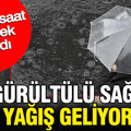AKOM saat vererek uyardı: Gök gürültülü sağanak yağış geliyor