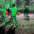 Çocukların kavgasına aileler dahil oldu: O anlar kaydedildi