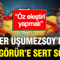 Şener Üşümezsoy’dan Naci Görür’e sert sözler: “Öz eleştiri yapmalı”