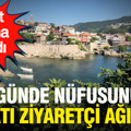 3 günde nüfusunun 16 katı ziyaretçi ağırladı