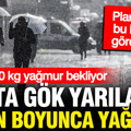 AKOM tarih vererek açıkladı: 4 gün aralıksız gök gürültülü sağanak yağış