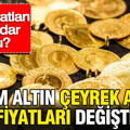 Altın fiyatları ne kadar oldu? Gram altın çeyrek altın fiyatları değişti (21 Temmuz 2026)