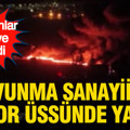 Savunma sanayiinin önemli tesislerinden TEI'de yangın: Çalışanlar tahliye edildi