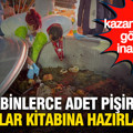 Görenler gözlerine inanamadı, tam 280 bin adet pişirildi: Rekorlar Kitabı'na girmeye hazırlanıyor