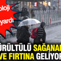 Meteoroloji ve AFAD uyardı: Gök gürültülü sağanak yağış ve fırtına geliyor