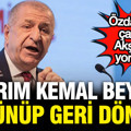 Ümit Özdağ'dan Meral Akşener'e: Umarım Kılıçdaroğlu gibi geri dönmeyi düşünmez