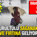 Meteoroloji uyardı: 9 ile gök gürültülü sağanak yağış ve fırtına geliyor