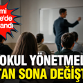 Resmi Gazete'de yayımlandı: MEB okul yönetmeliğini baştan sona değiştirdi