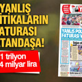 YENİÇAĞ Gazetesi: YANLIŞ POLİTİKALARIN FATURASI VATANDAŞA