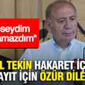 Gürsel Tekin hakaret içerikli kayıt için özür diledi: Dinleseydim yayınlamazdım