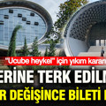 Kaderine terk edilmişti, iktidar değişince bileti kesildi: “Ucube heykel” için yıkım kararı