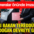 Kameralar önünde imza krizi: Iraklı bakan tereddüt etti, Erdoğan devreye girdi