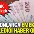 SGK ödeme takvimini açıkladı: Milyonlarca emeklinin beklediği tarihler belli oldu