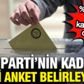 YENİ Parti'nin kaderini belirleyecek anket: %67.3 kabak gibi ortada