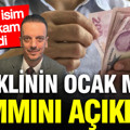SGK Uzmanı Emin Yılmaz net rakam verdi: Emeklinin ocak maaş zammını açıkladı