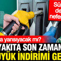 Akaryakıta 6 liradan fazla indirim gelecek: İndirim pompaya yansıyacak mı?