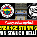 Yapay zekâ Fenerbahçe-Sturm Graz maçını tahmin etti: İşte maçın sonucu