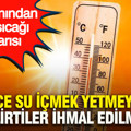 Uzmanından yaz sıcağı uyarısı: Sadece su içmek yetmeyebilir, bu belirtiler ihmal edilmemeli