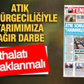 YENİÇAĞ Gazetesi: ATIK SÖMÜRGECİLİĞİYLE TARIMIMIZA AĞIR DARBE