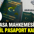 Anayasa Mahkemesi’nden yeşil pasaport kararı: 2 şart hukuka uygun bulundu