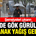 Meteoroloji gün gün uyardı: 30 ilde gök gürültülü sağanak yağış