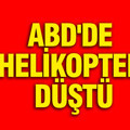 ABD'de helikopter düştü