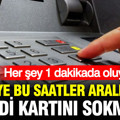 ATM'ye bu saatler aralığında kredi kartını sokmayın: Her şey 1 dakikada oluyor