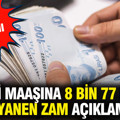 Emekli maaşına 8 bin 77 liralık seyyanen zam: Çağrı yapıldı