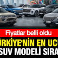 Fiyatlar belli oldu: Türkiye'nin en ucuz 10 C-SUV modeli sıralandı