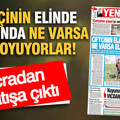 YENİÇAĞ Gazetesi: ÇİFTÇİNİN ELİNDE AVUCUNDA NE VARSA EL KOYUYORLAR