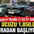 En ucuzu 1.850.000 TL’den başlıyor: Uygun fiyatlı C-SUV listesi