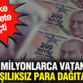 Devlet milyonlarca vatandaşına karşılıksız para dağıtacak: Bir ülke harekete geçti