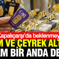 Kapalıçarşı altın fiyatları bugün ne kadar? Gram altın, çeyrek altın kaç TL oldu? (17 Ağustos 2026)