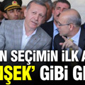 Erken seçimin ilk adımı ‘Şimşek’ gibi geldi