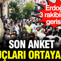 Son anket sonuçları ortaya çıktı: Erdoğan 3 rakibinin de gerisinde