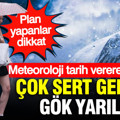 Meteoroloji tarih vererek uyardı: Gök gürültülü sağanak yağış çok sert geliyor