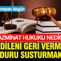 Tazminat hukuku nedir? Kaybedileni Geri Vermek mi, Mağduru Susturmak mı?