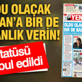 YENİÇAĞ Gazetesi: OLDU OLACAK ÖCALAN’A BİR DE BAKANLIK VERİN