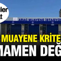 TÜVTÜRK araç muayene kriterleri tamamen değişti: Sürücüler dikkat