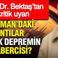 Adıyaman'daki sarsıntılar büyük depremin mi habercisi? Prof. Dr. Osman Bektaş’tan kritik uyarı
