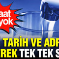 İSKİ tarih ve adres vererek tek tek saydı: 6 mahallede 7 saat su yok