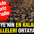 Türkiye'nin en kalabalık mahalleleri ortaya çıktı: Zirvede büyük sürpriz