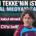 Fatih Tekke'nin istifası sosyal medyayı salladı: "Bunun CV'si belli"