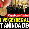Kapalıçarşı'da akşam gram altın, çeyrek altın ne kadar oldu? (28 Ağustos 2026)