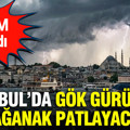 AKOM gün gün açıkladı: İstanbul’da gök gürültülü sağanak patlayacak