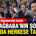 CHP kurultay davasında karar: Veli Ağbaba'nın şoförü dışında herkese tahliye